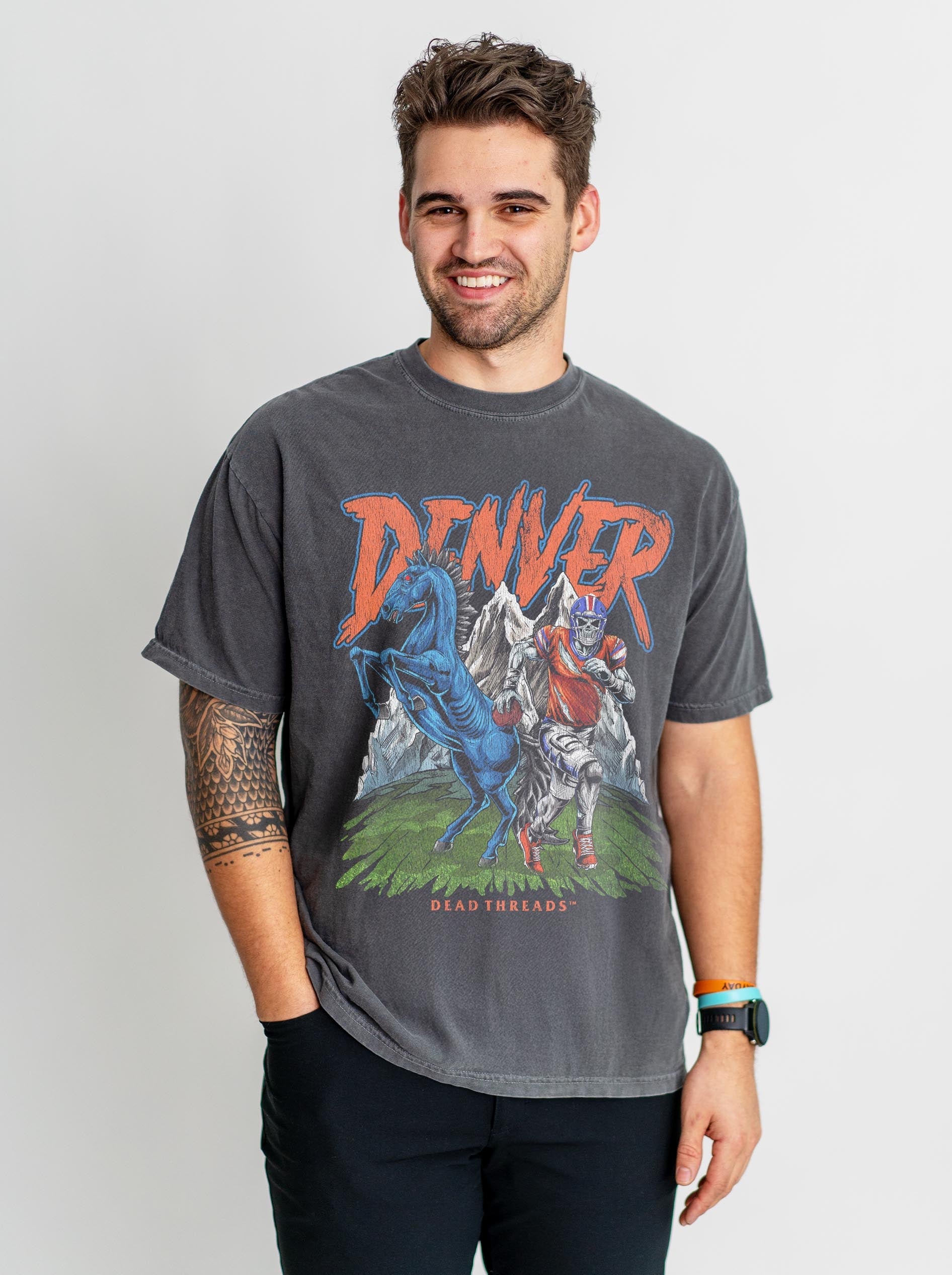 DENVER FOOTBALL v2 – T-Shirt – Dead Threads Apparel