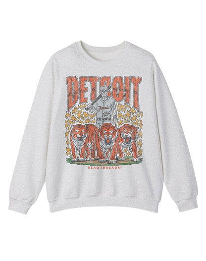 DETROIT BASEBALL CREWNECK SWEATSHIRT – Sweatshirt – Dead Threads Apparel