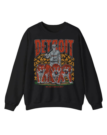DETROIT BASEBALL CREWNECK SWEATSHIRT – Sweatshirt – Dead Threads Apparel