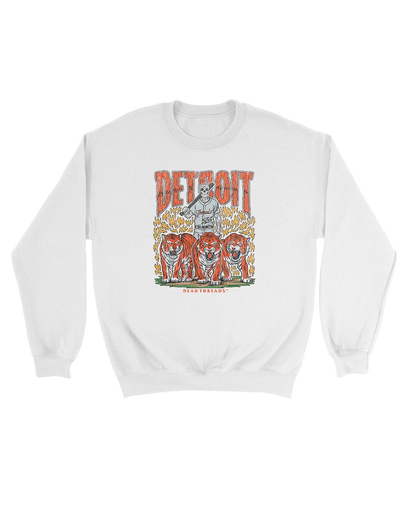 DETROIT BASEBALL KIDS CREWNECK SWEATSHIRT – Kids clothes – Dead Threads Apparel