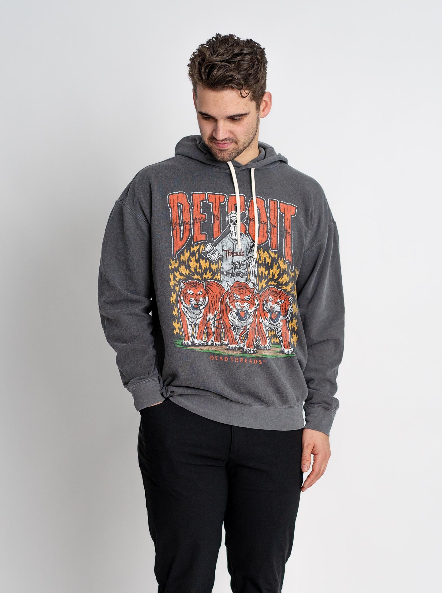 DETROIT BASEBALL - LIGHTWEIGHT HOODIE – Lightweight – Dead Threads Apparel