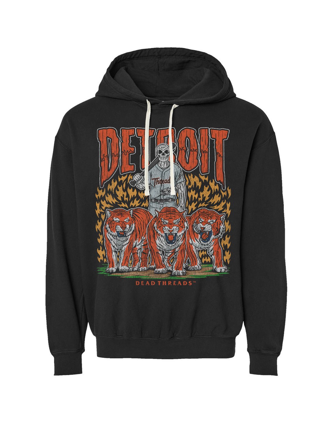 DETROIT BASEBALL - LIGHTWEIGHT HOODIE – Lightweight – Dead Threads Apparel