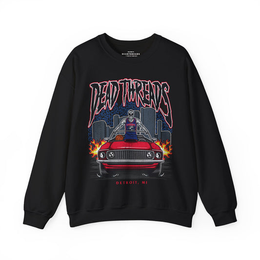 DETROIT BASKETBALL - CREWNECK SWEATSHIRT – Sweatshirt – Dead Threads Apparel
