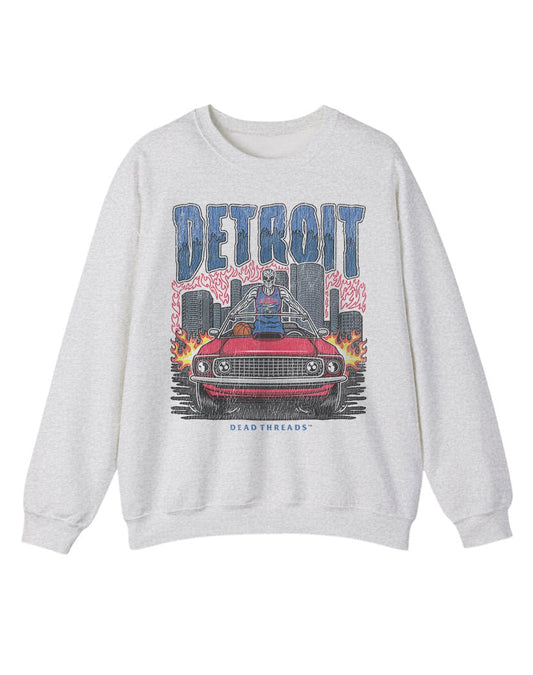 DETROIT BASKETBALL CREWNECK SWEATSHIRT – Sweatshirt – Dead Threads Apparel