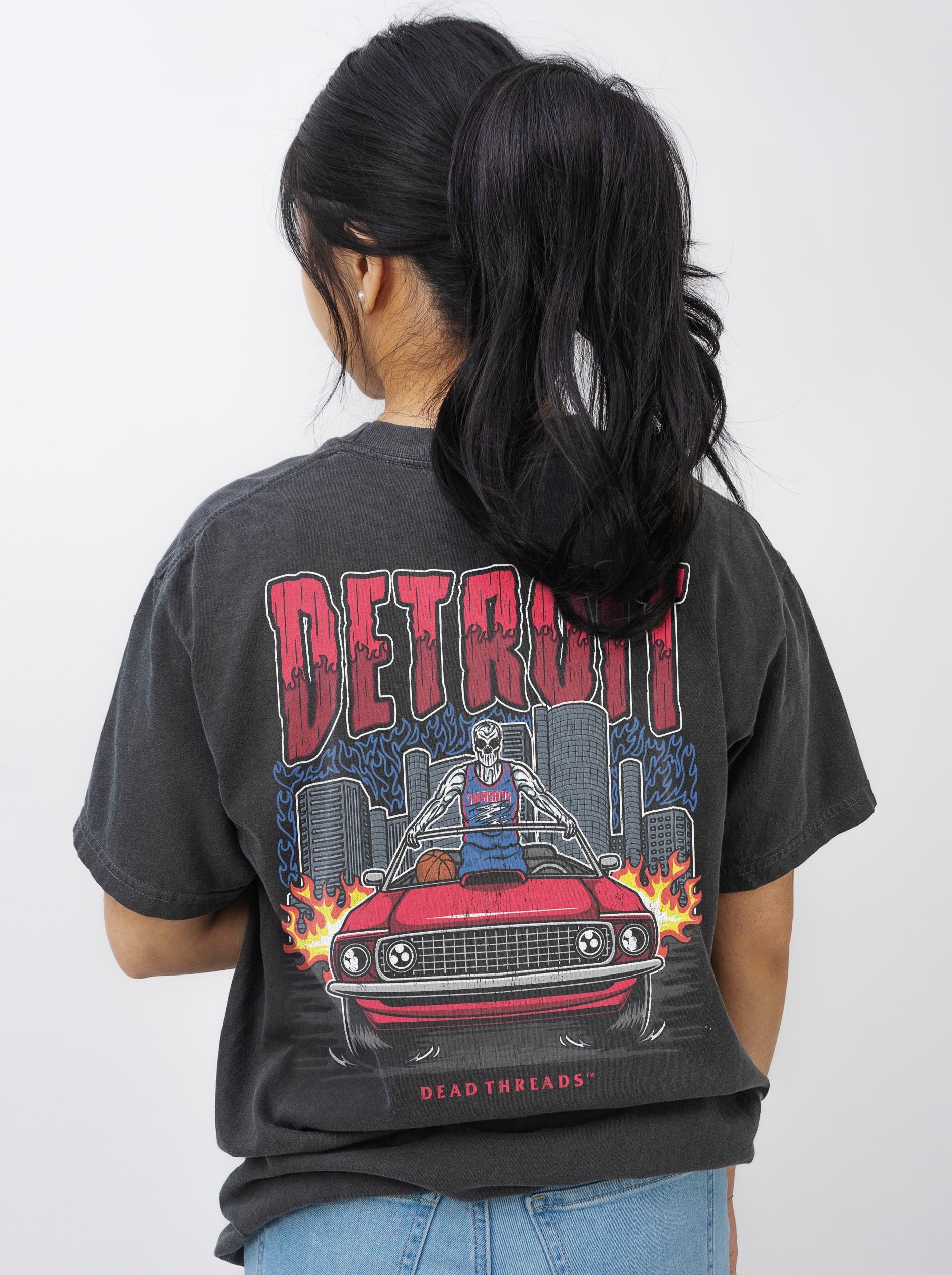 DETROIT BASKETBALL - “DT ESSENTIAL" PREMIUM T - SHIRT – T-Shirt – Dead Threads Apparel