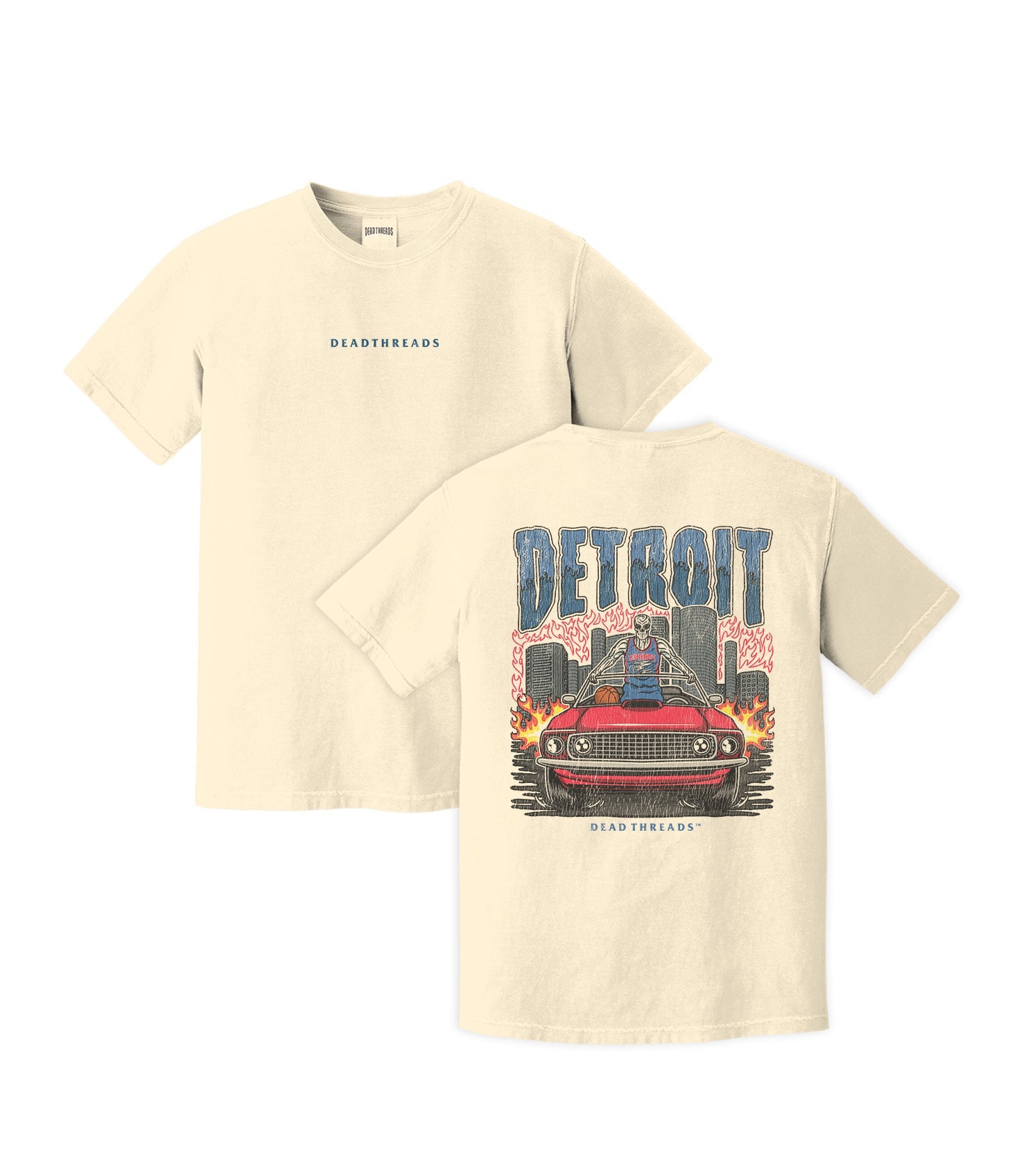 DETROIT BASKETBALL - “DT ESSENTIAL" PREMIUM T - SHIRT – T-Shirt – Dead Threads Apparel