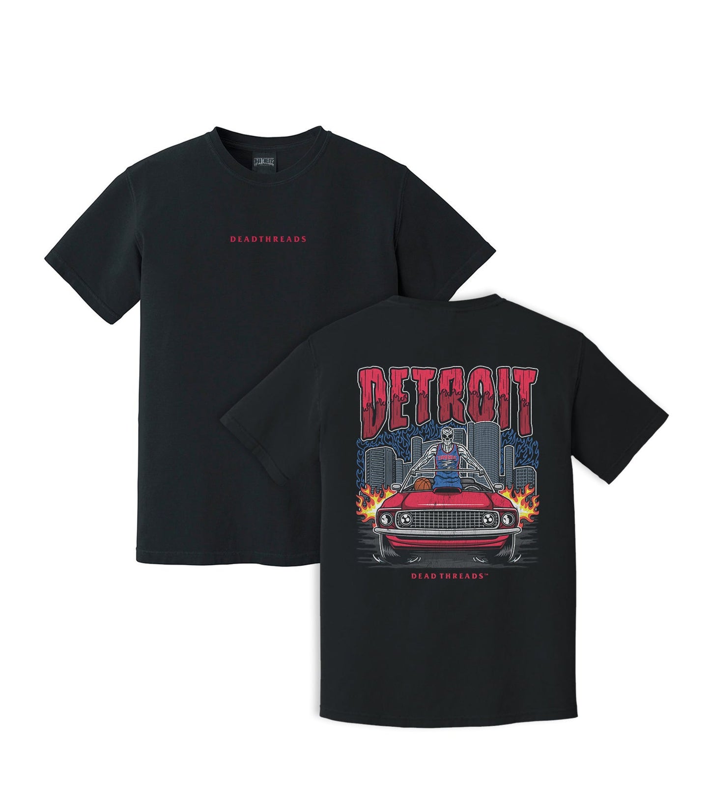 DETROIT BASKETBALL - “DT ESSENTIAL" PREMIUM T - SHIRT – T-Shirt – Dead Threads Apparel