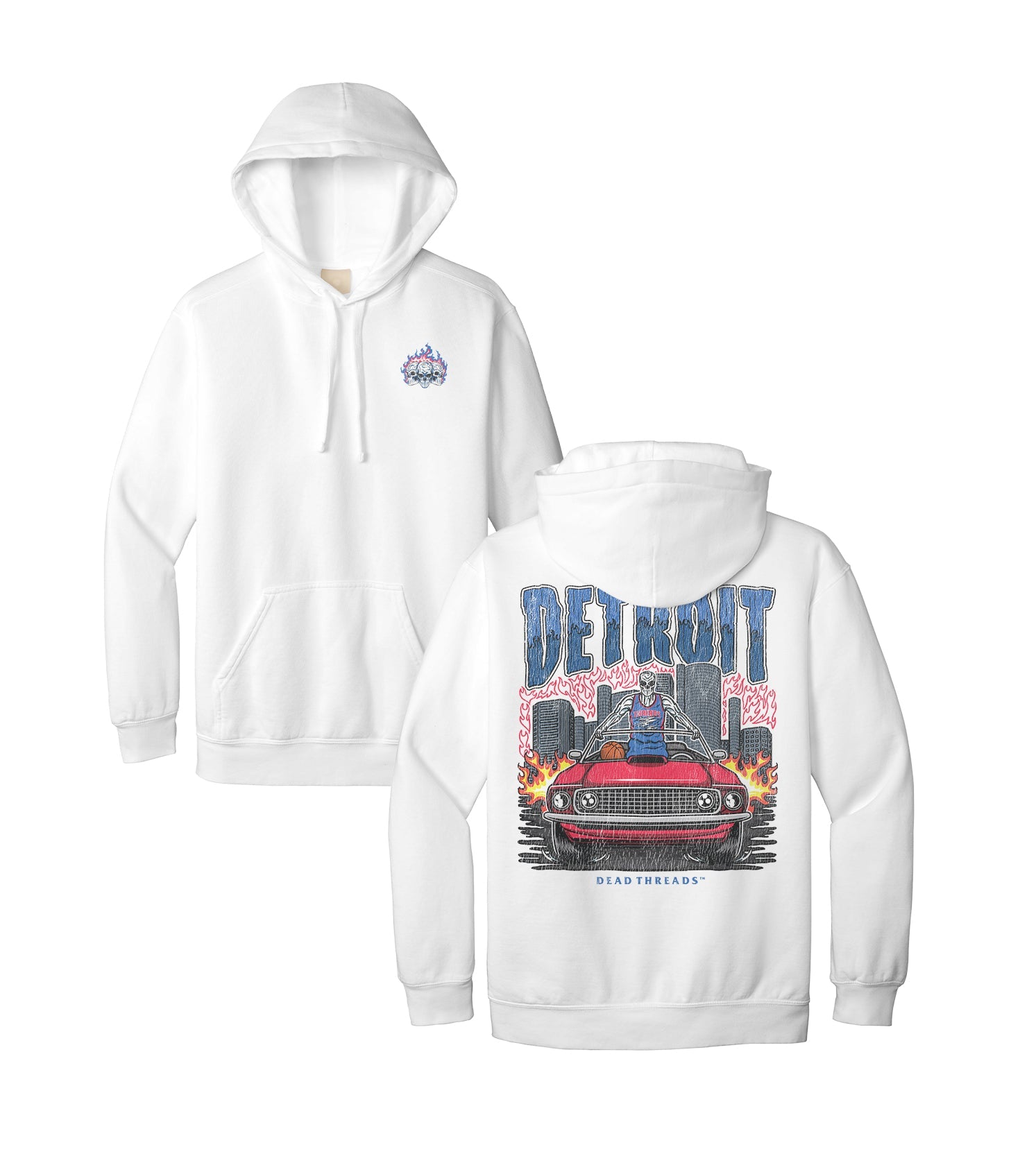DETROIT BASKETBALL - HOODIE – Hoodie – Dead Threads Apparel
