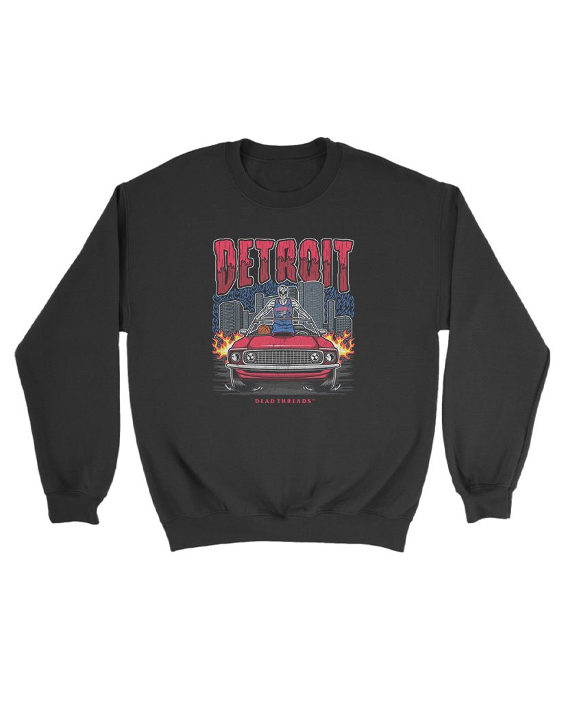 DETROIT BASKETBALL KIDS CREWNECK SWEATSHIRT – Kids clothes – Dead Threads Apparel