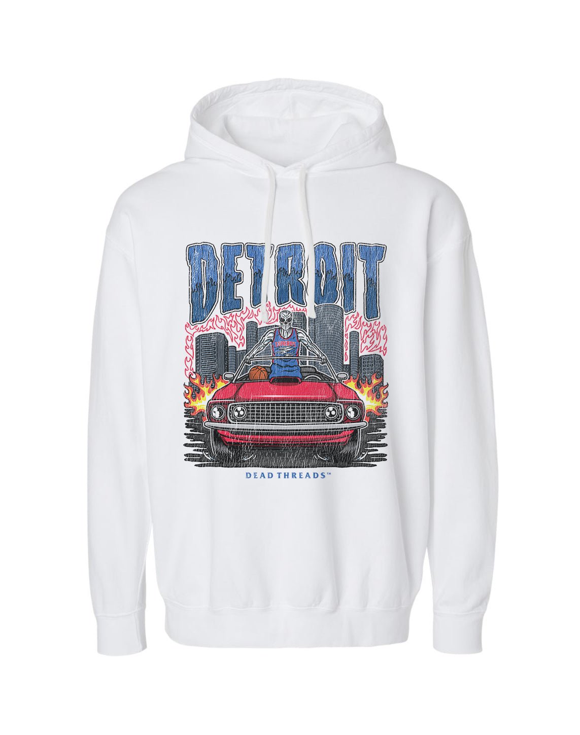 DETROIT BASKETBALL - LIGHTWEIGHT HOODIE – Lightweight – Dead Threads Apparel