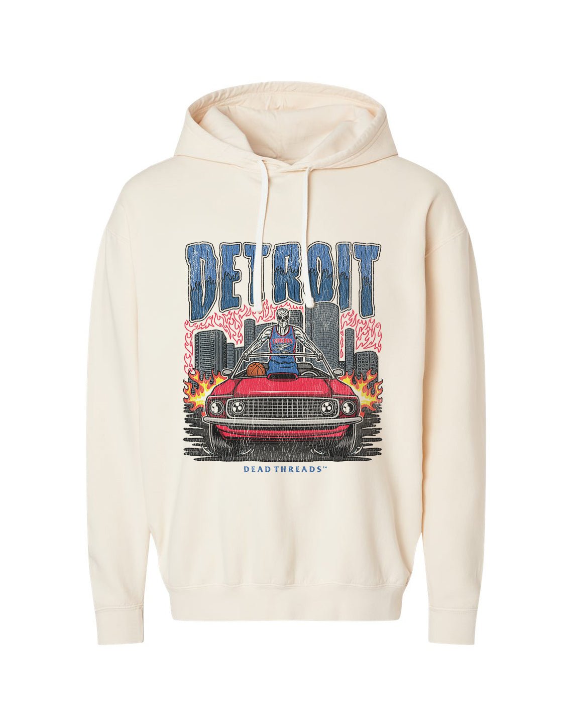 DETROIT BASKETBALL - LIGHTWEIGHT HOODIE – Lightweight – Dead Threads Apparel