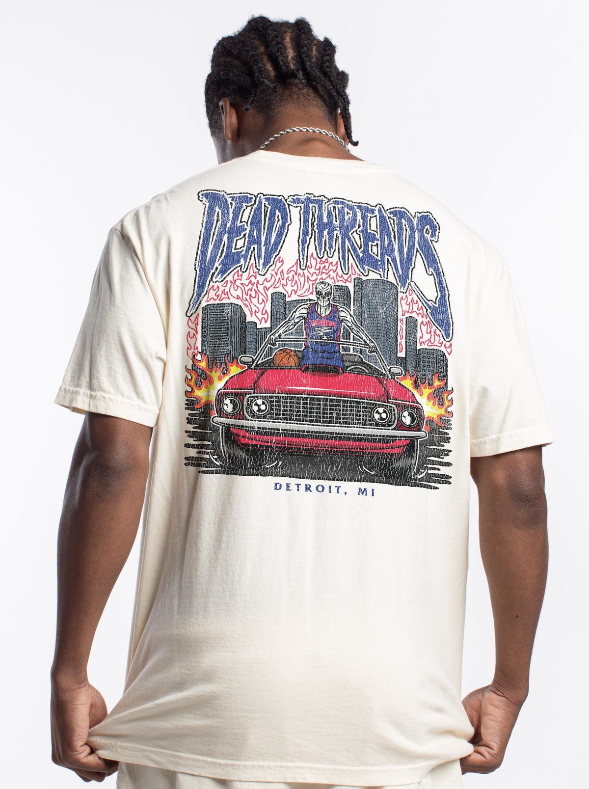 DETROIT BASKETBALL v1 - “DT ESSENTIAL" PREMIUM T-SHIRT – T-Shirt – Dead Threads Apparel