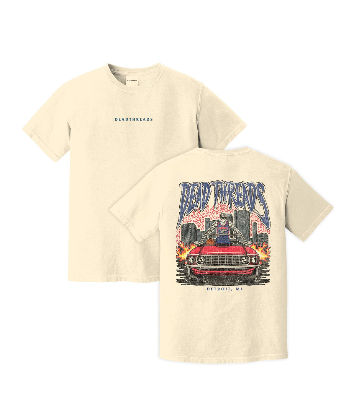 DETROIT BASKETBALL v1 - “DT ESSENTIAL" PREMIUM T-SHIRT – T-Shirt – Dead Threads Apparel