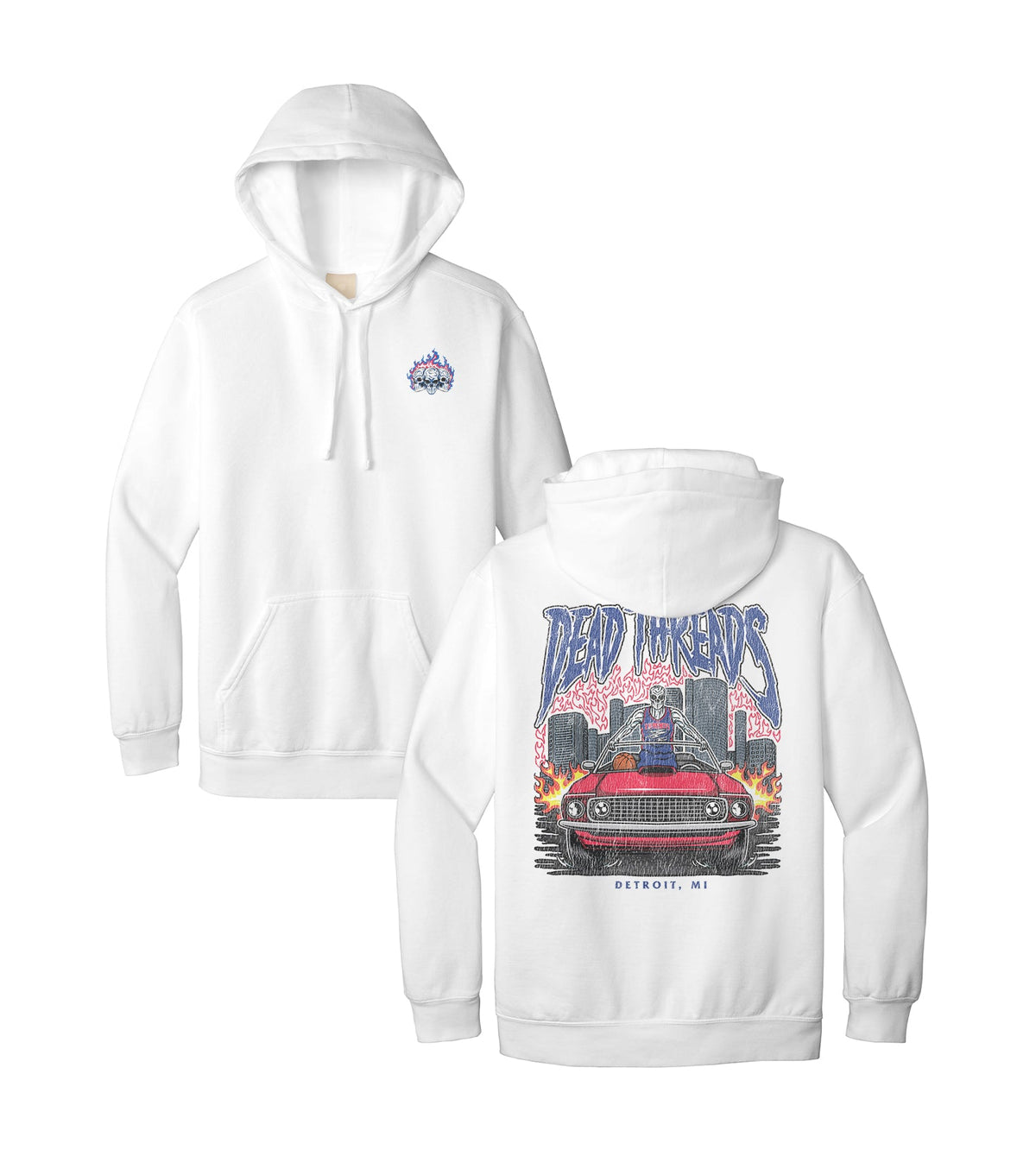 DETROIT BASKETBALL v1 - HOODIE – Hoodie – Dead Threads Apparel