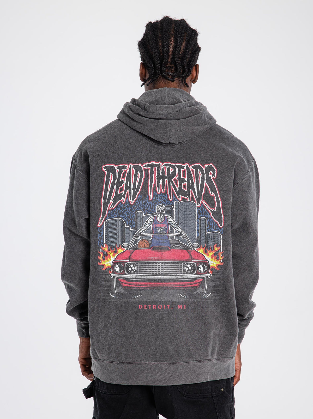 DETROIT BASKETBALL v1 - HOODIE – Hoodie – Dead Threads Apparel