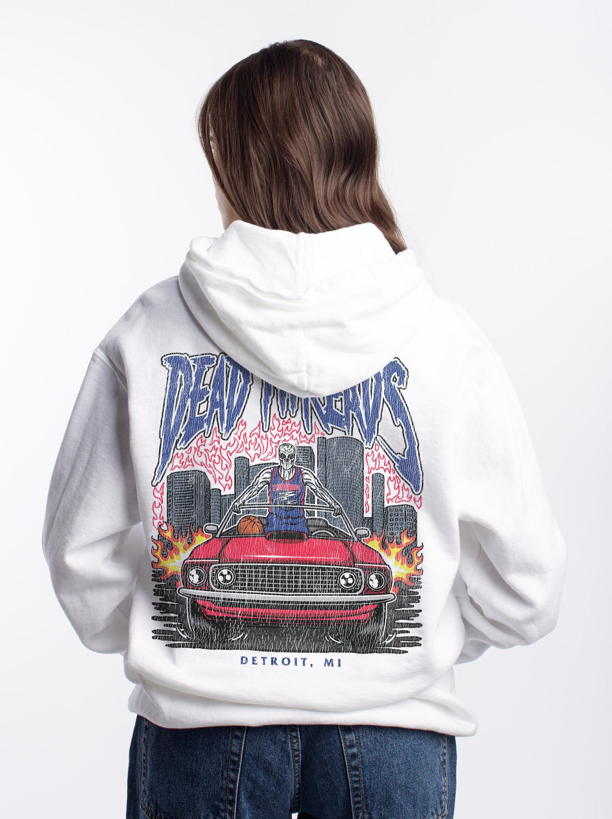 DETROIT BASKETBALL v1 - HOODIE – Hoodie – Dead Threads Apparel