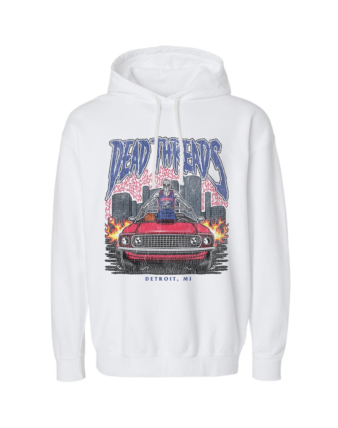DETROIT BASKETBALL v1 - LIGHTWEIGHT HOODIE – Lightweight – Dead Threads Apparel