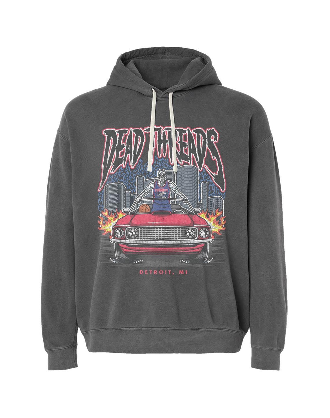 DETROIT BASKETBALL v1 - LIGHTWEIGHT HOODIE – Lightweight – Dead Threads Apparel