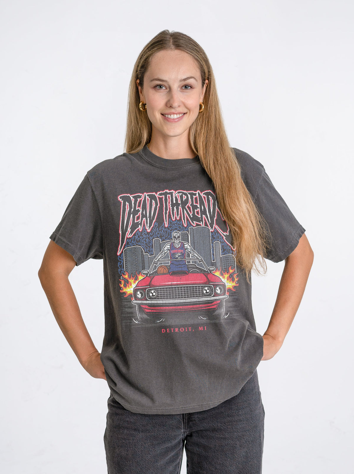 DETROIT BASKETBALL v1 – T-Shirt – Dead Threads Apparel