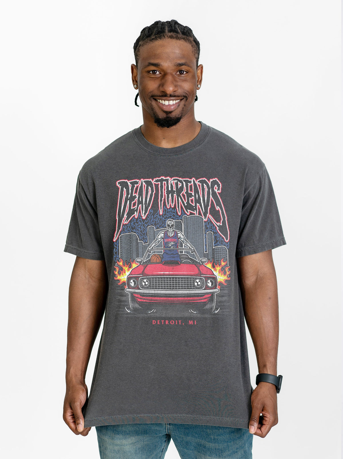 DETROIT BASKETBALL v1 – T-Shirt – Dead Threads Apparel