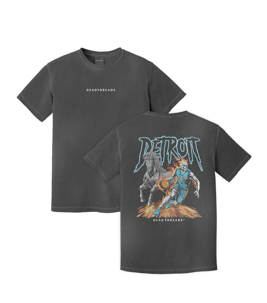 DETROIT BASKETBALL v2 - “DT ESSENTIAL" PREMIUM T - SHIRT – T-Shirt – Dead Threads Apparel