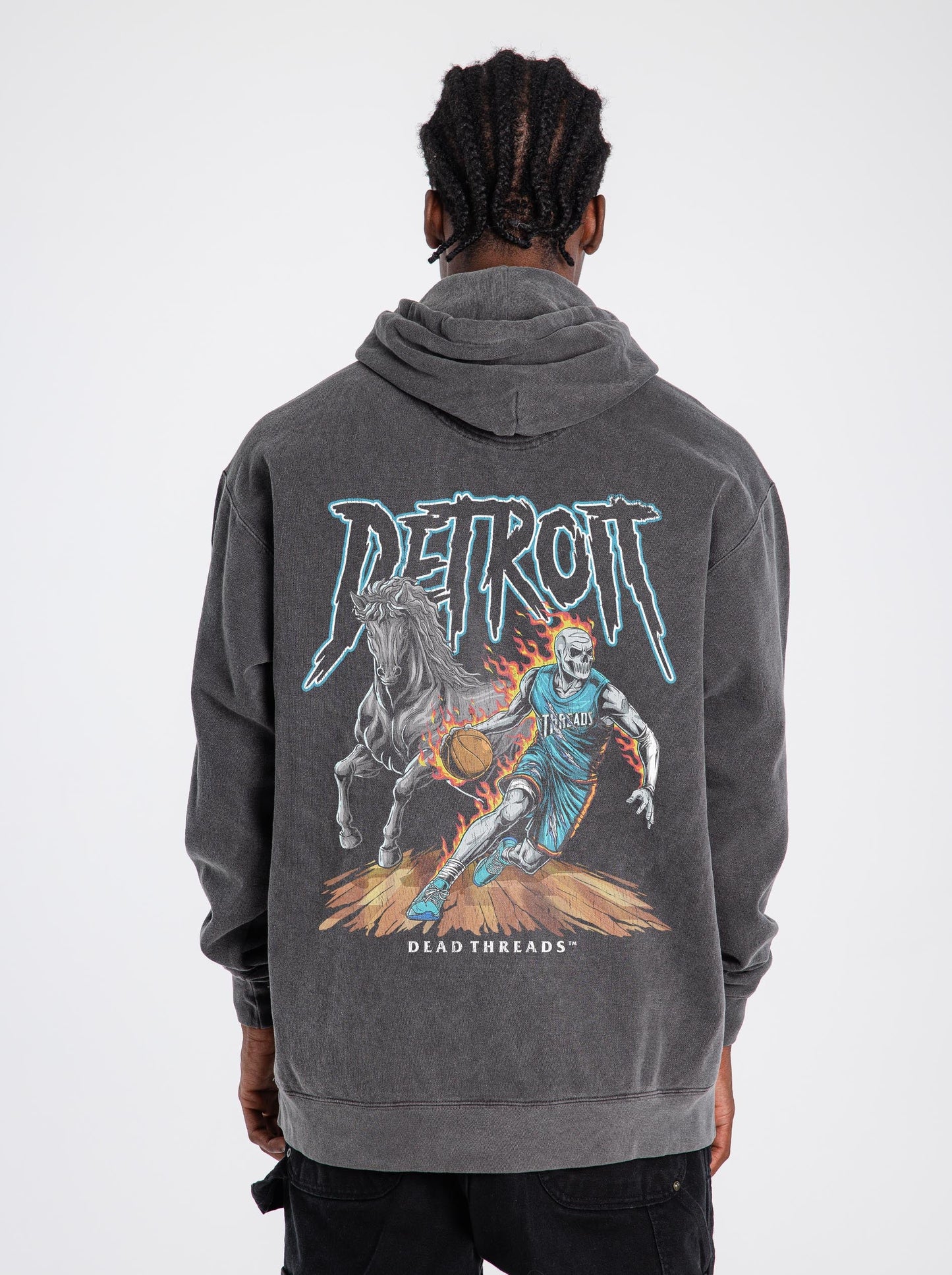 DETROIT BASKETBALL v2 - HOODIE – Hoodie – Dead Threads Apparel