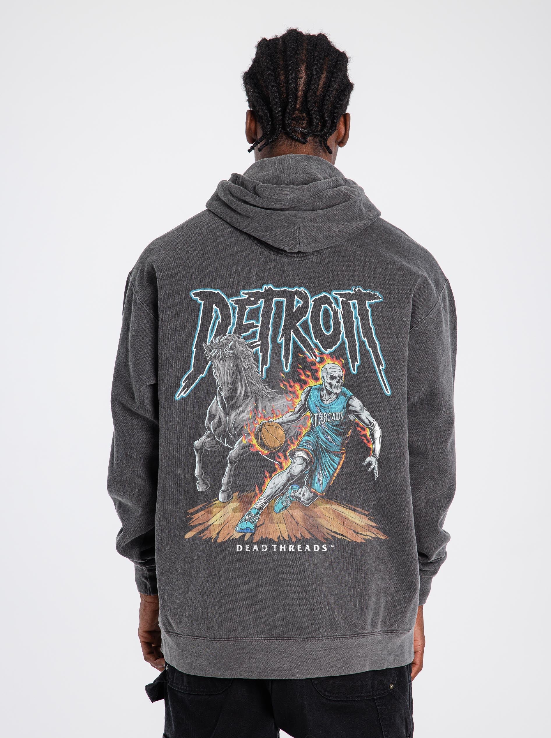 DETROIT BASKETBALL v2 - HOODIE – Hoodie – Dead Threads Apparel