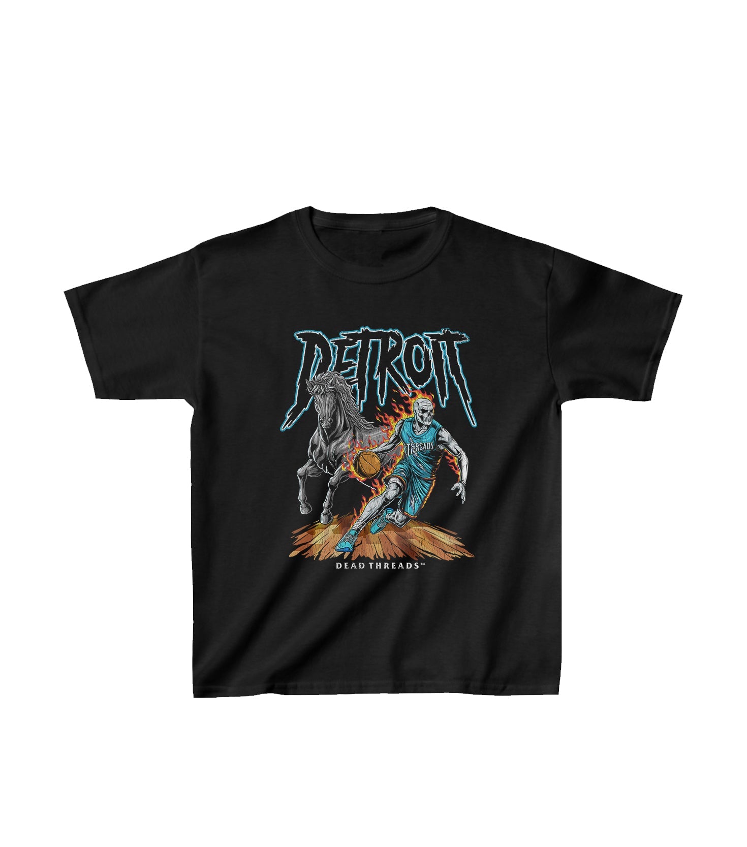 DETROIT BASKETBALL v2 - KIDS – Kids clothes – Dead Threads Apparel
