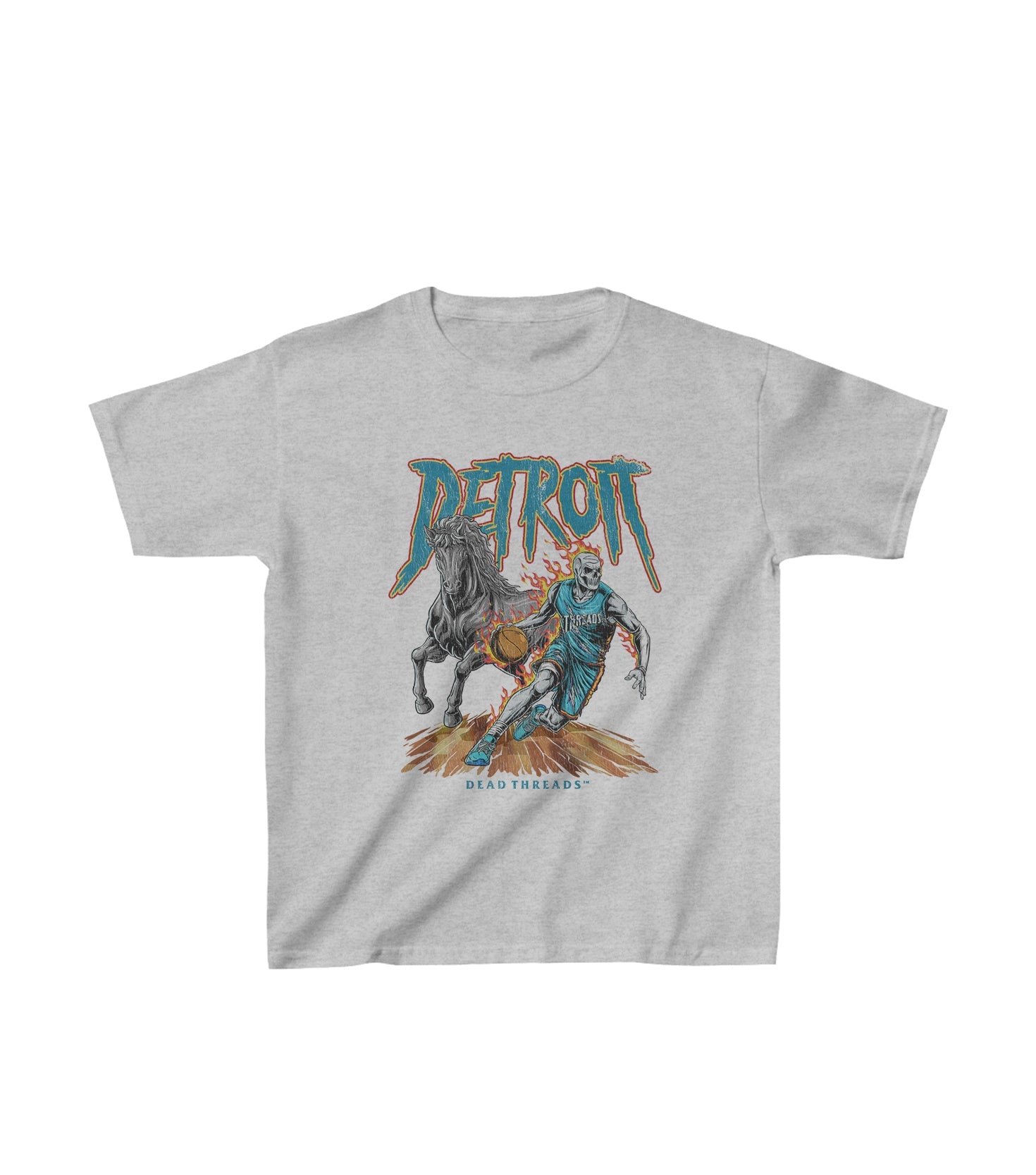 DETROIT BASKETBALL v2 - KIDS – Kids clothes – Dead Threads Apparel