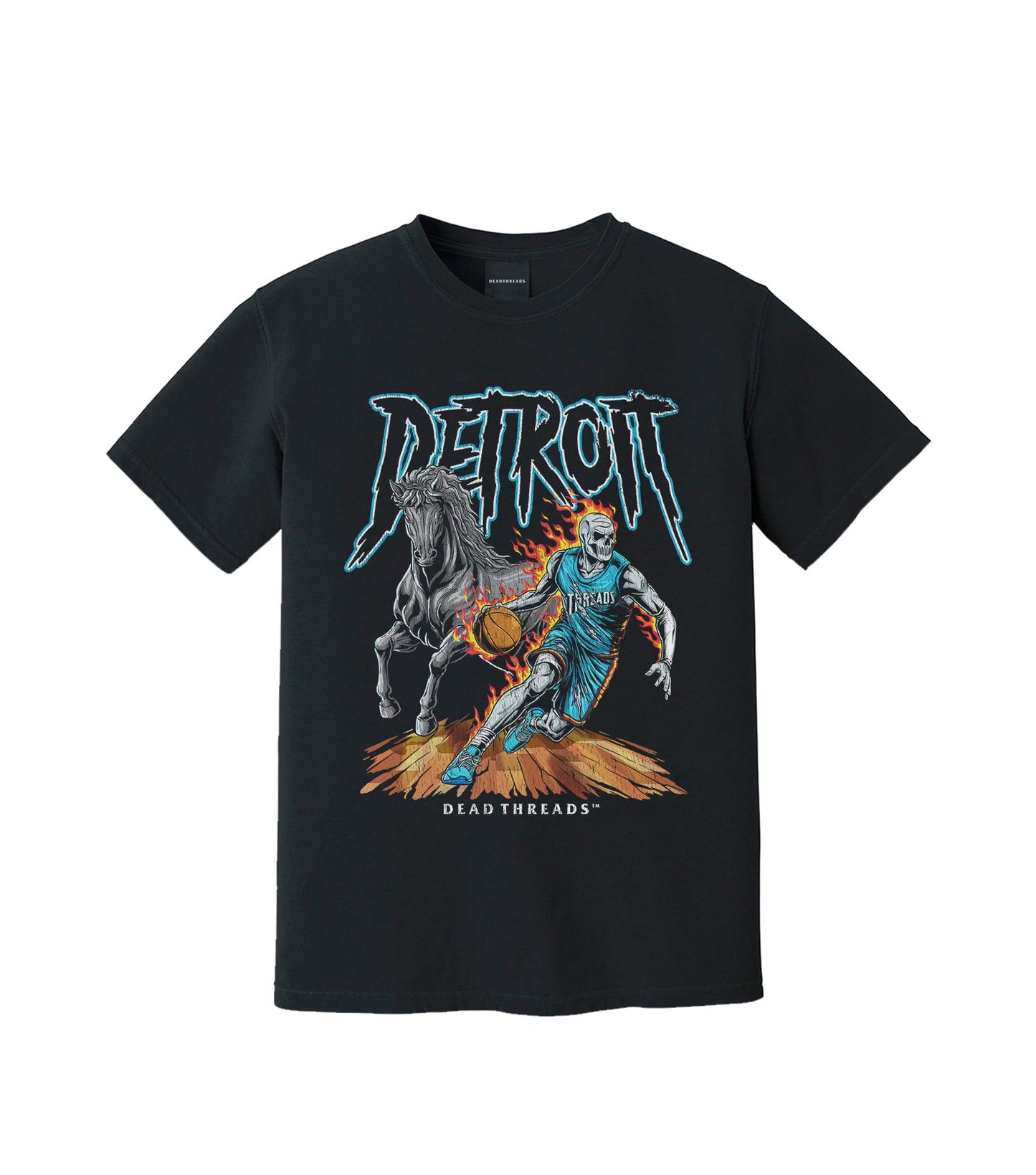 DETROIT BASKETBALL v2 – T-Shirt – Dead Threads Apparel