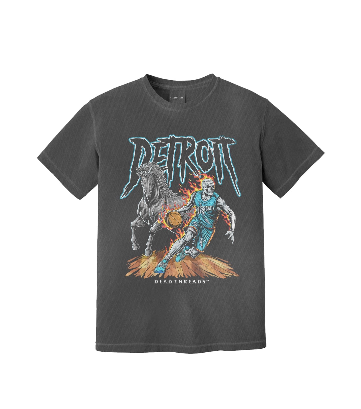 DETROIT BASKETBALL v2 – T-Shirt – Dead Threads Apparel