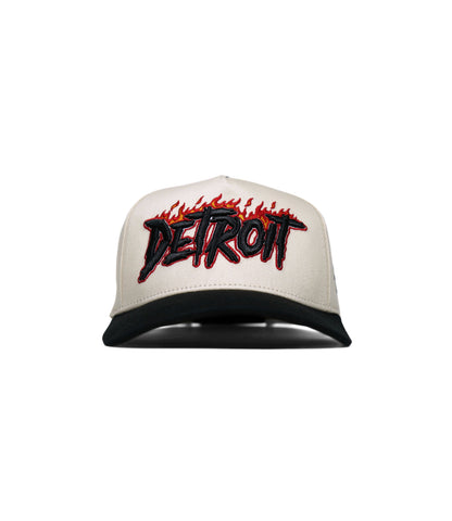 DETROIT BLACK FLAME HAT (LIMITED DROP) – – Dead Threads Apparel