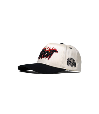 DETROIT BLACK FLAME HAT (LIMITED DROP) – – Dead Threads Apparel