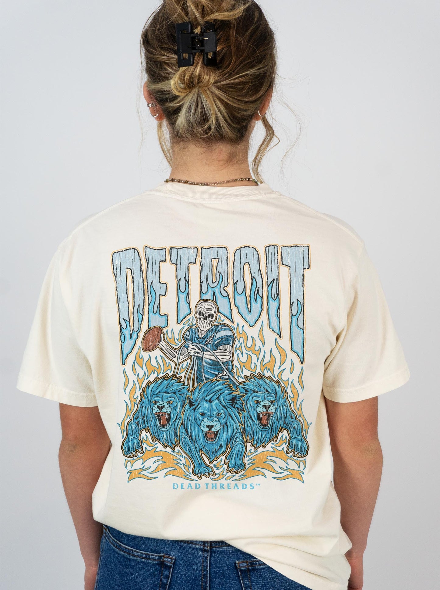 DETROIT FOOTBALL - “DT ESSENTIAL" PREMIUM T - SHIRT – T-Shirt – Dead Threads Apparel