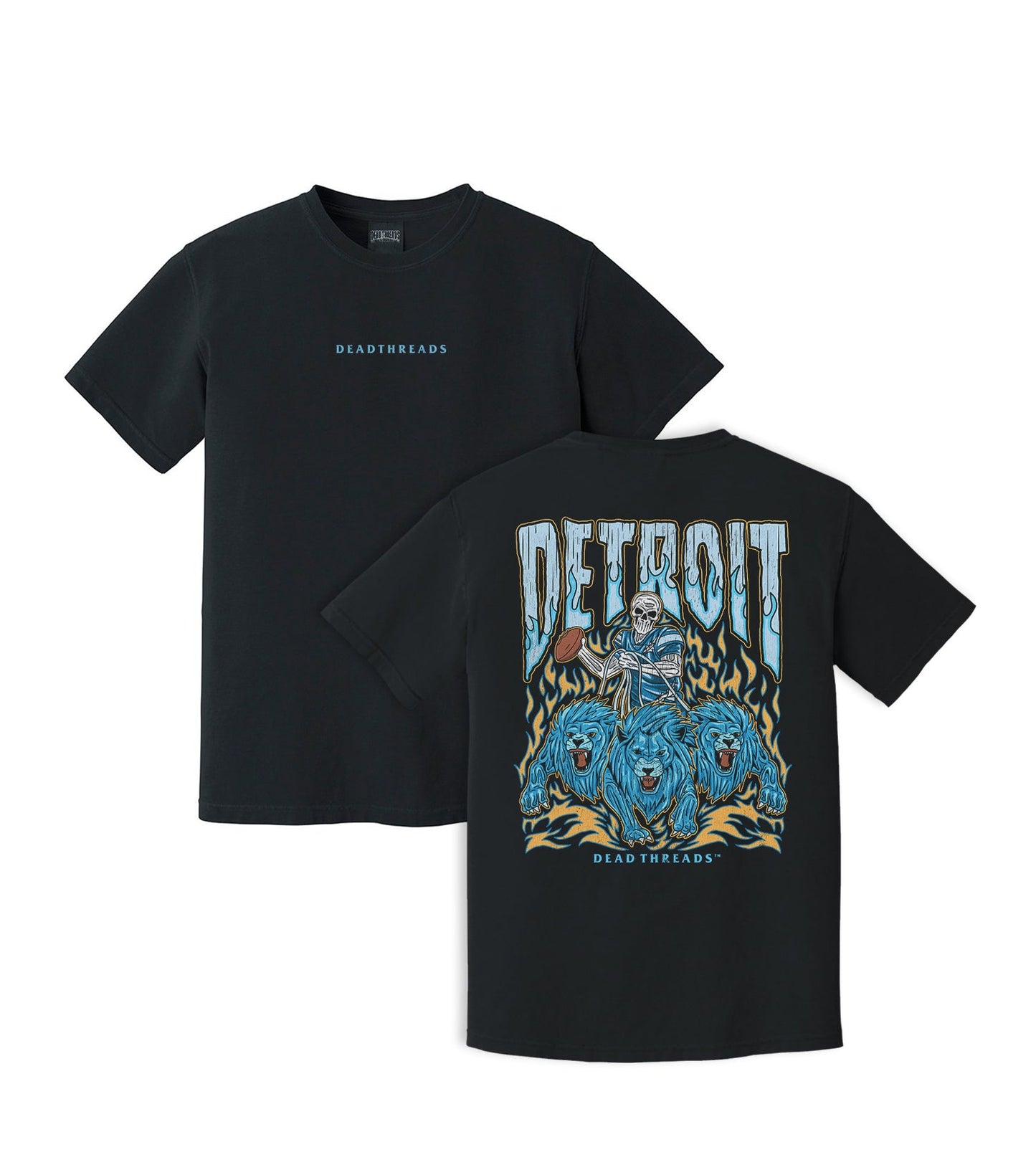 DETROIT FOOTBALL - “DT ESSENTIAL" PREMIUM T - SHIRT – T-Shirt – Dead Threads Apparel