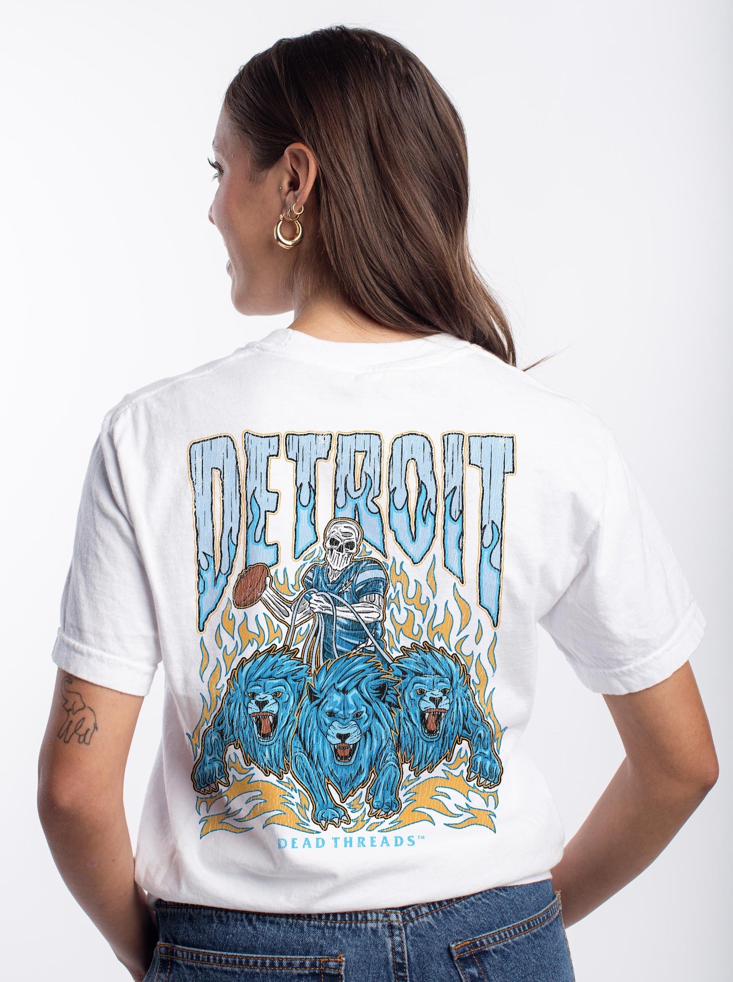 DETROIT FOOTBALL - “DT ESSENTIAL" PREMIUM T - SHIRT – T-Shirt – Dead Threads Apparel