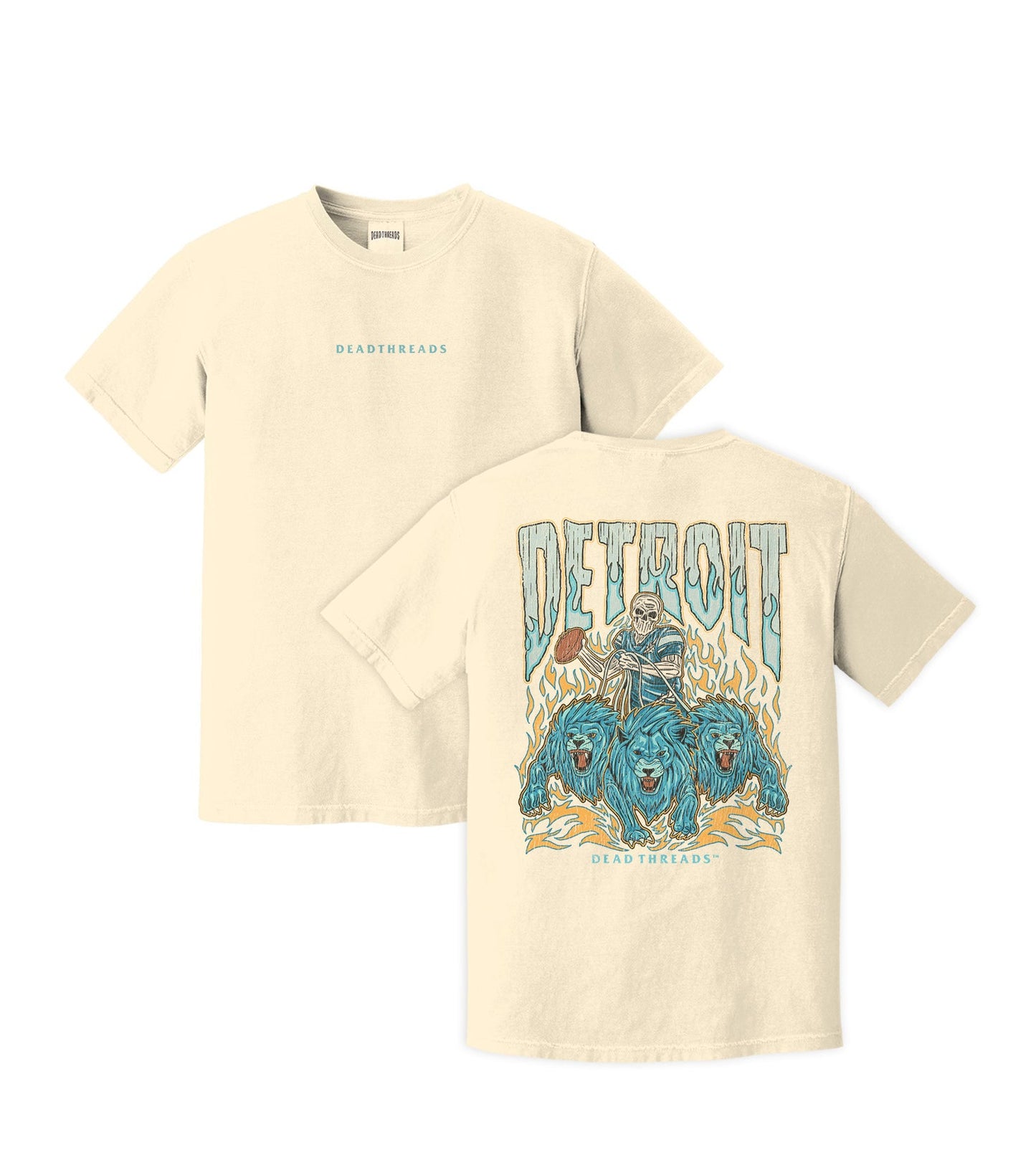 DETROIT FOOTBALL - “DT ESSENTIAL" PREMIUM T - SHIRT – T-Shirt – Dead Threads Apparel