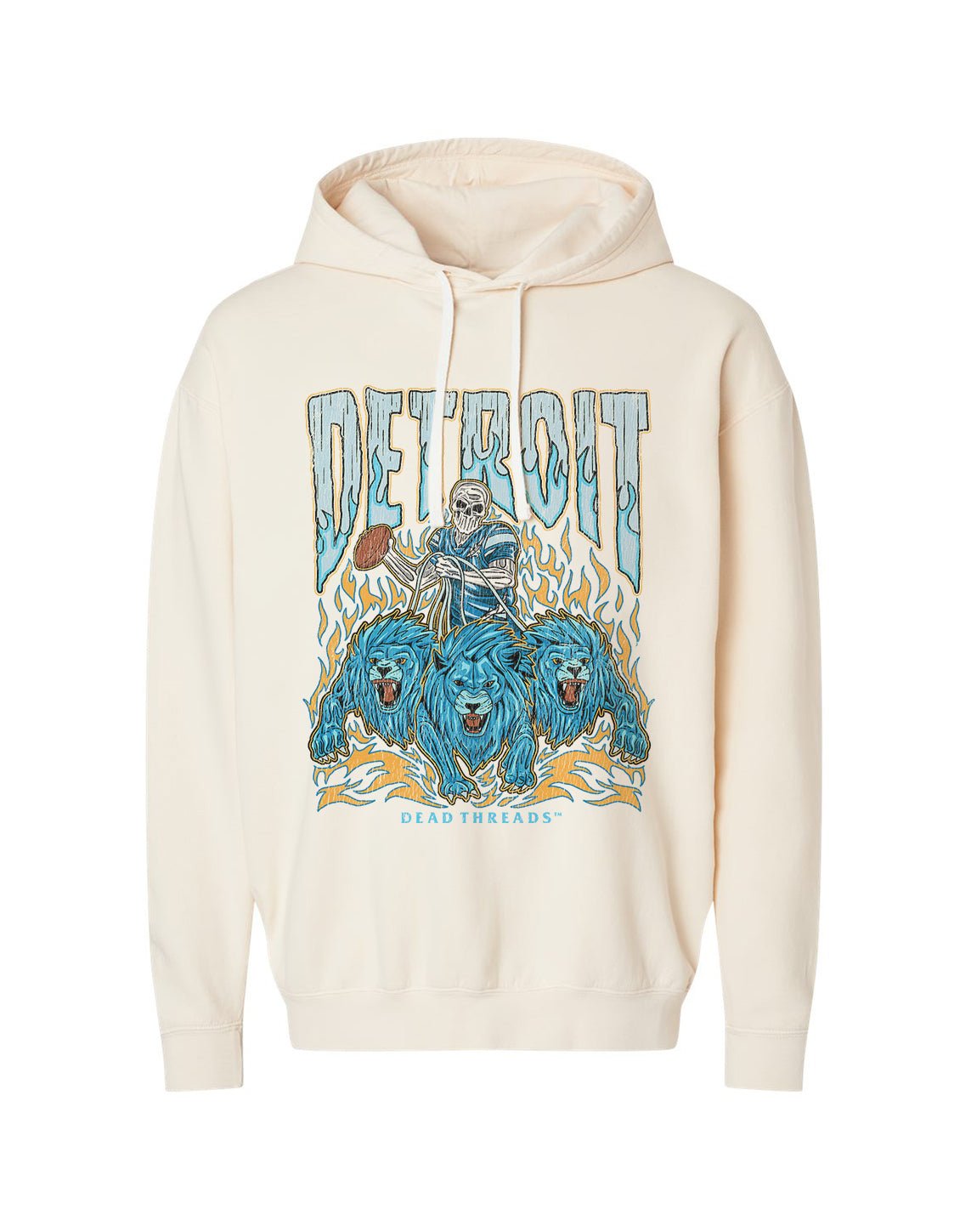 DETROIT FOOTBALL - LIGHTWEIGHT HOODIE – Lightweight – Dead Threads Apparel