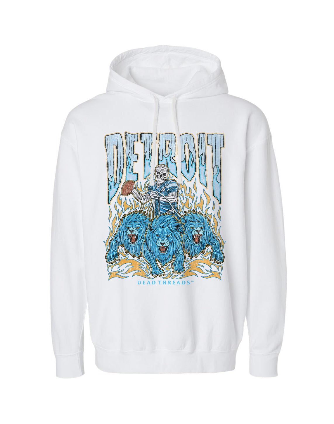 DETROIT FOOTBALL - LIGHTWEIGHT HOODIE – Lightweight – Dead Threads Apparel
