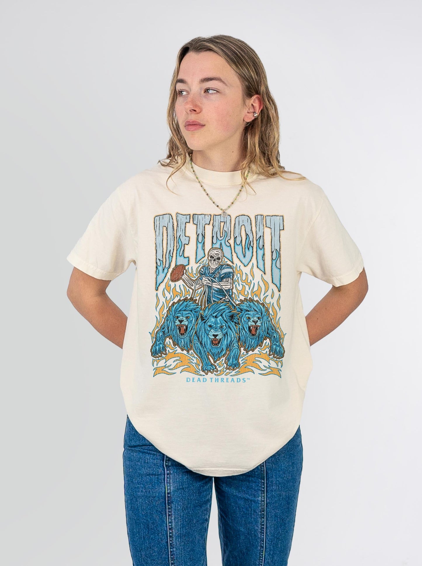 DETROIT FOOTBALL – T-Shirt – Dead Threads Apparel