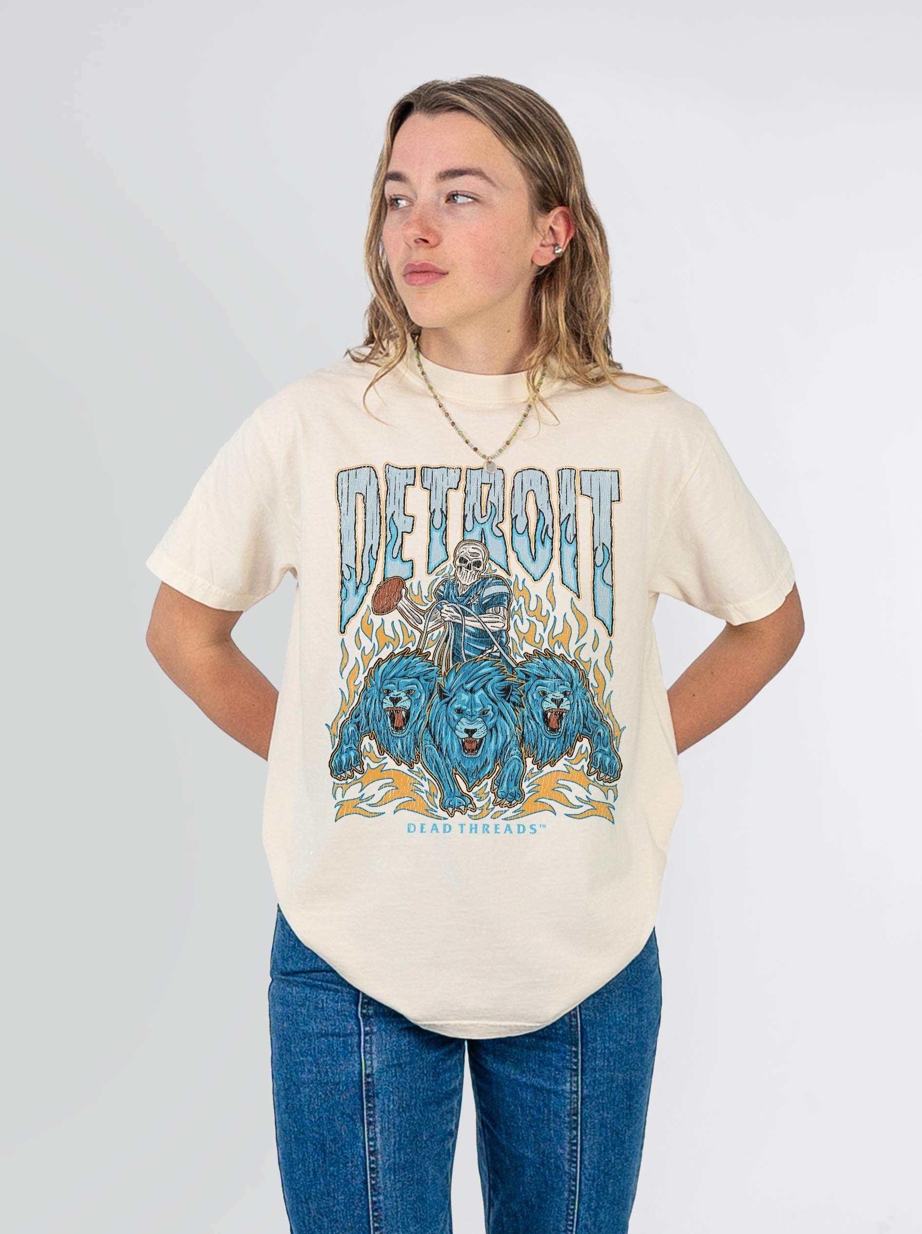 DETROIT FOOTBALL – T-Shirt – Dead Threads Apparel