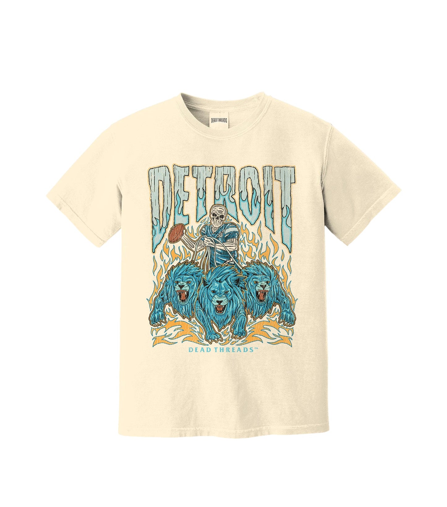 DETROIT FOOTBALL – T-Shirt – Dead Threads Apparel