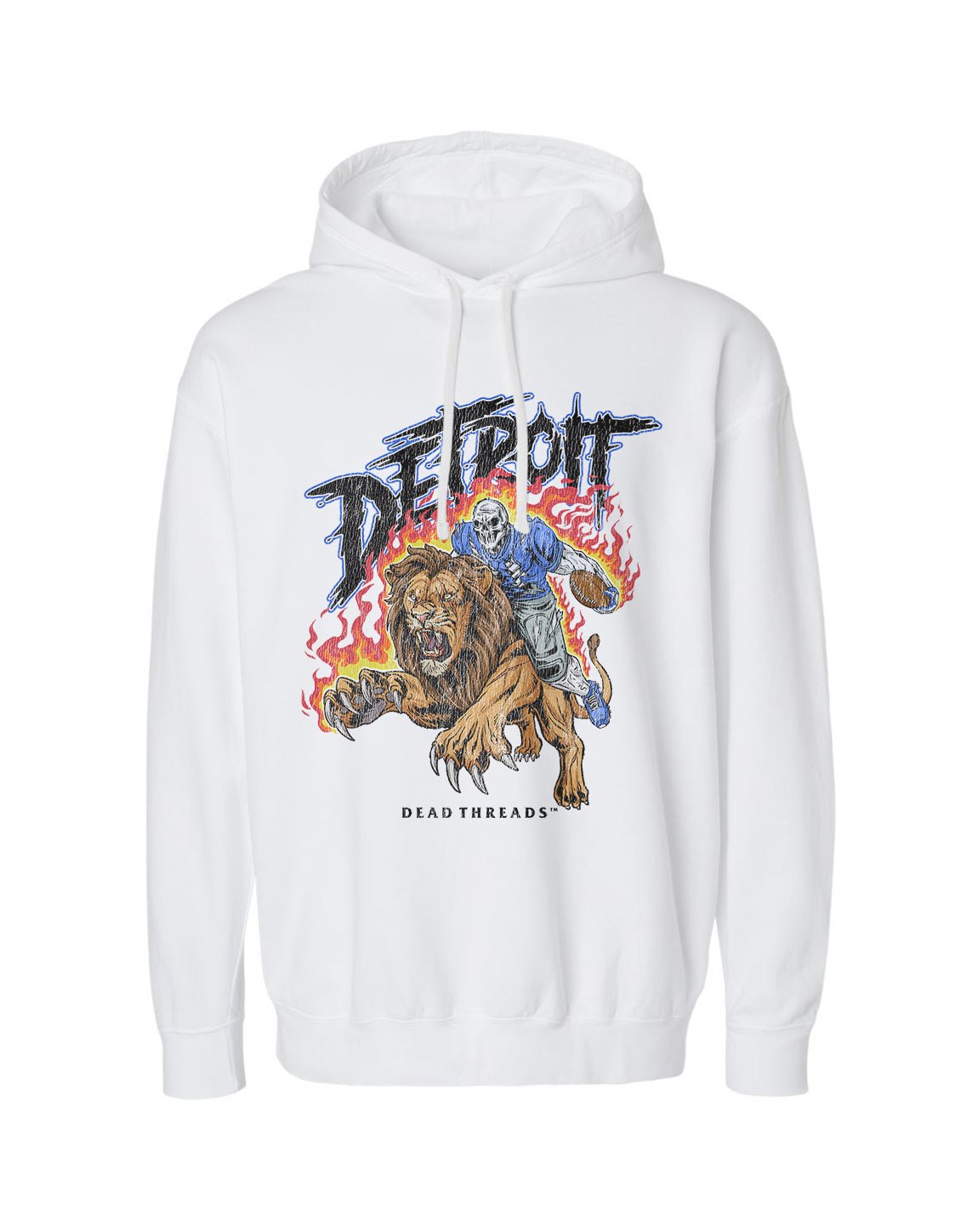 DETROIT FOOTBALL v2 - LIGHTWEIGHT HOODIE – Lightweight – Dead Threads Apparel