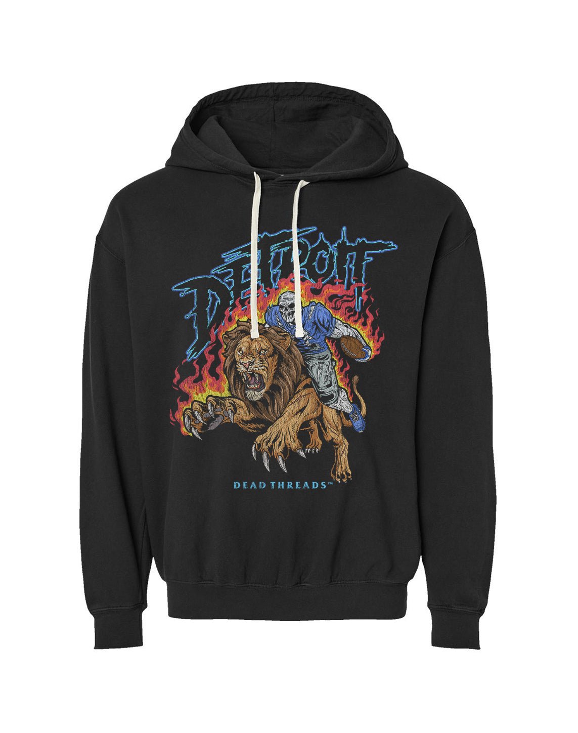DETROIT FOOTBALL v2 - LIGHTWEIGHT HOODIE – Lightweight – Dead Threads Apparel