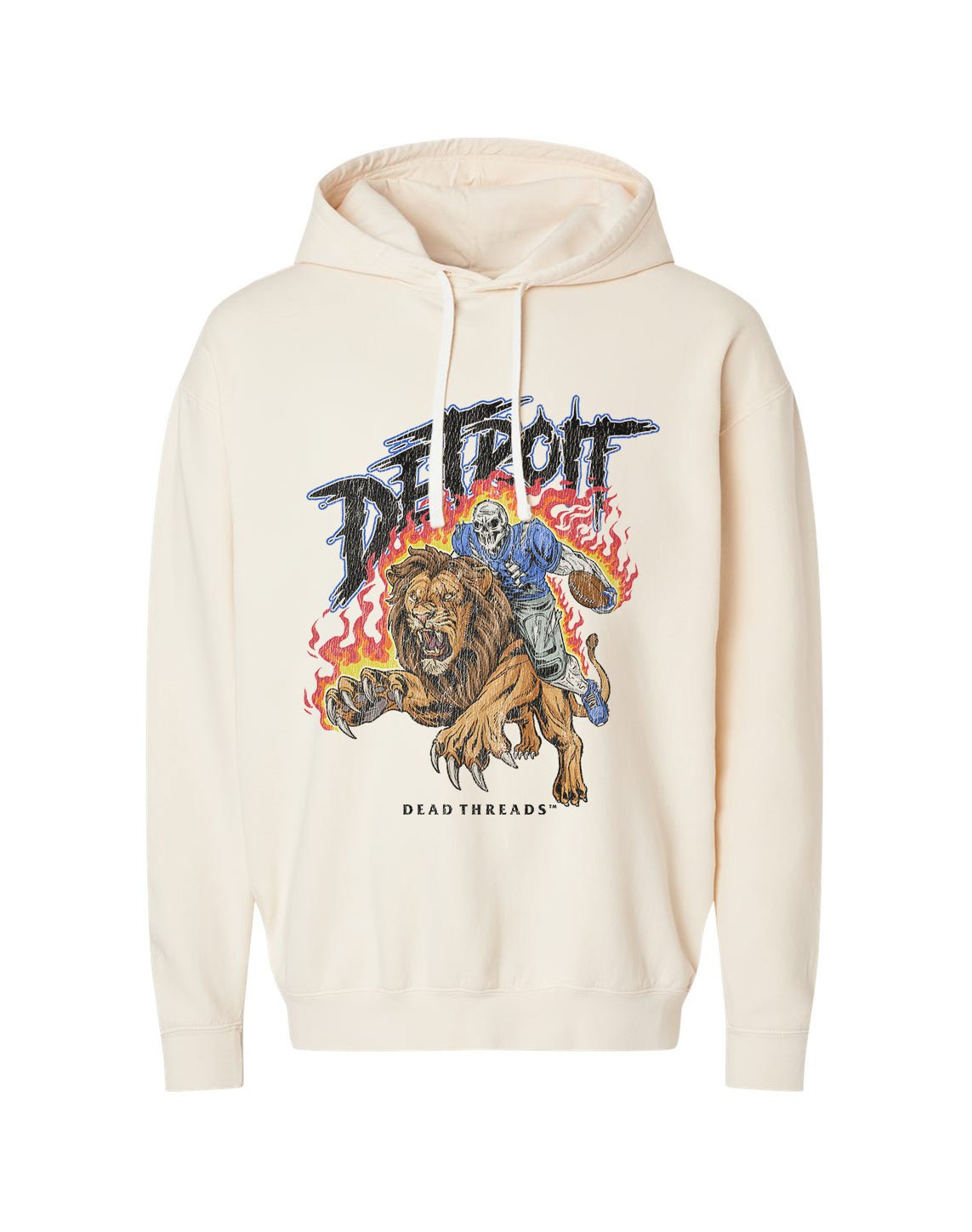 DETROIT FOOTBALL v2 - LIGHTWEIGHT HOODIE – Lightweight – Dead Threads Apparel
