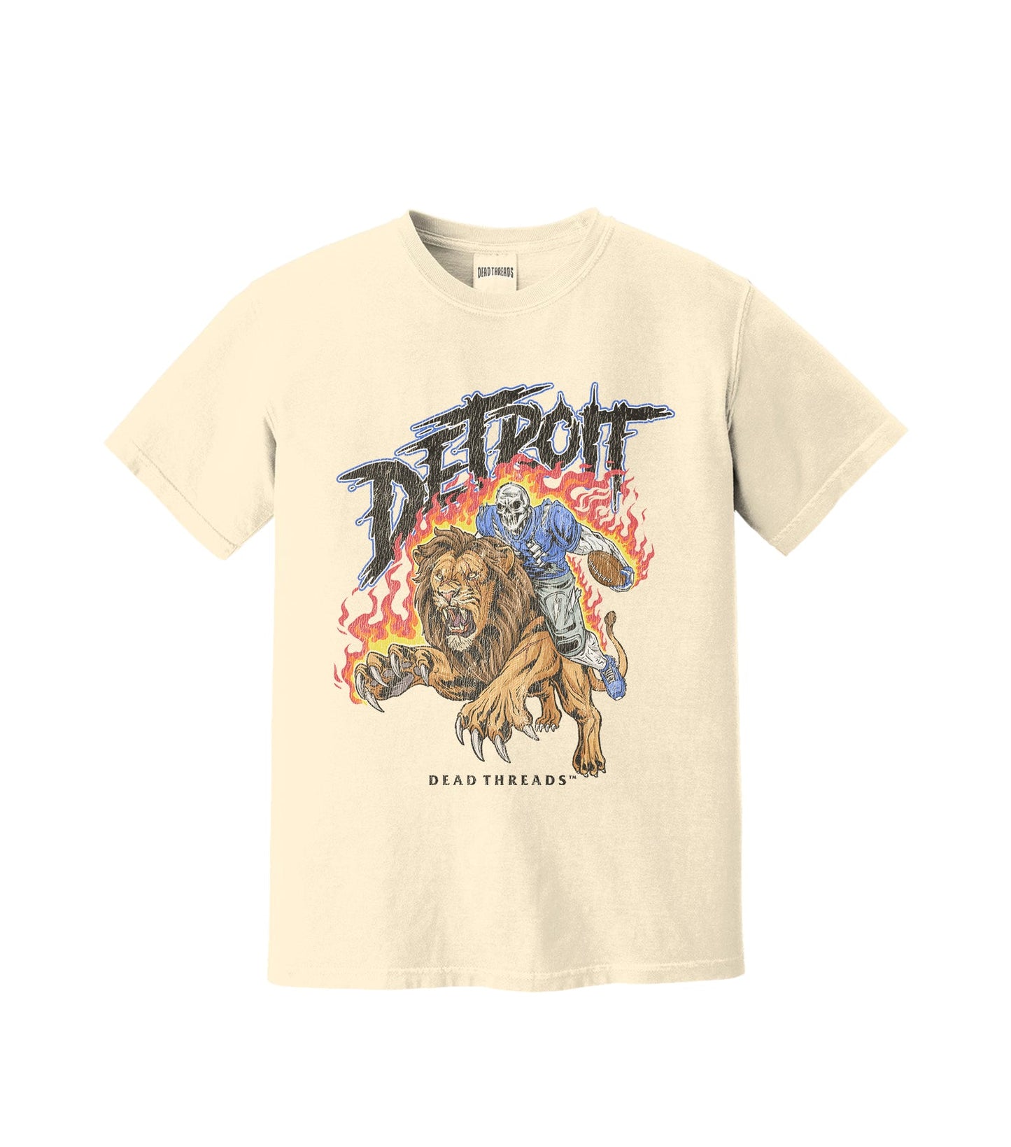 DETROIT FOOTBALL v2 – T-Shirt – Dead Threads Apparel