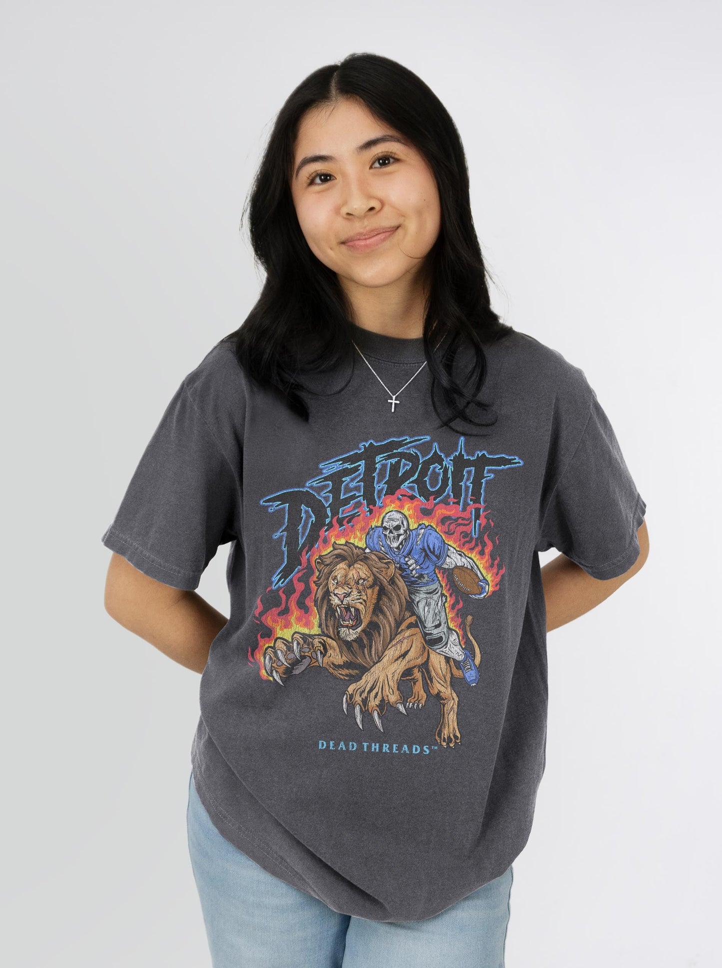 DETROIT FOOTBALL v2 – T-Shirt – Dead Threads Apparel