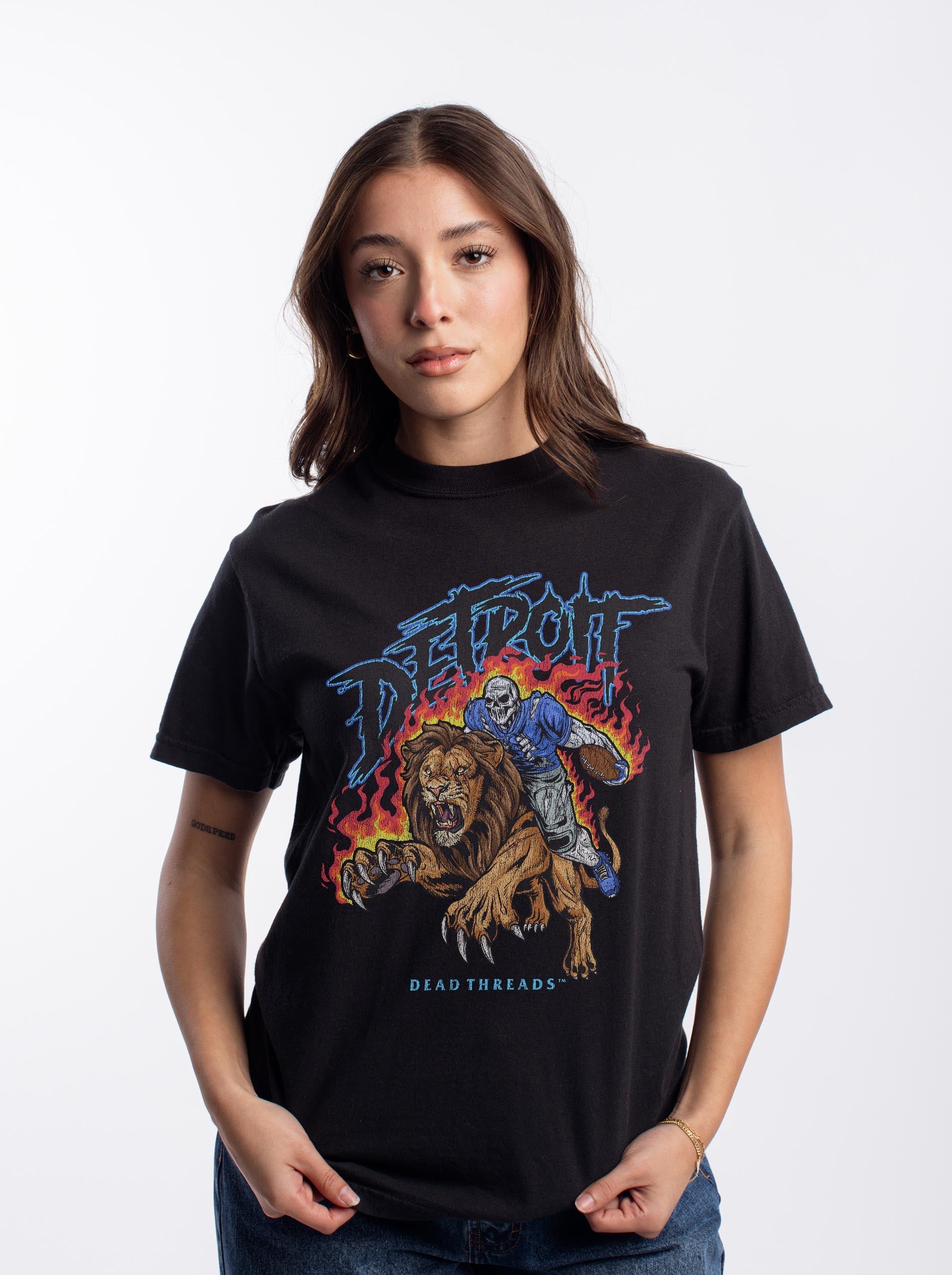 DETROIT FOOTBALL v2 – T-Shirt – Dead Threads Apparel