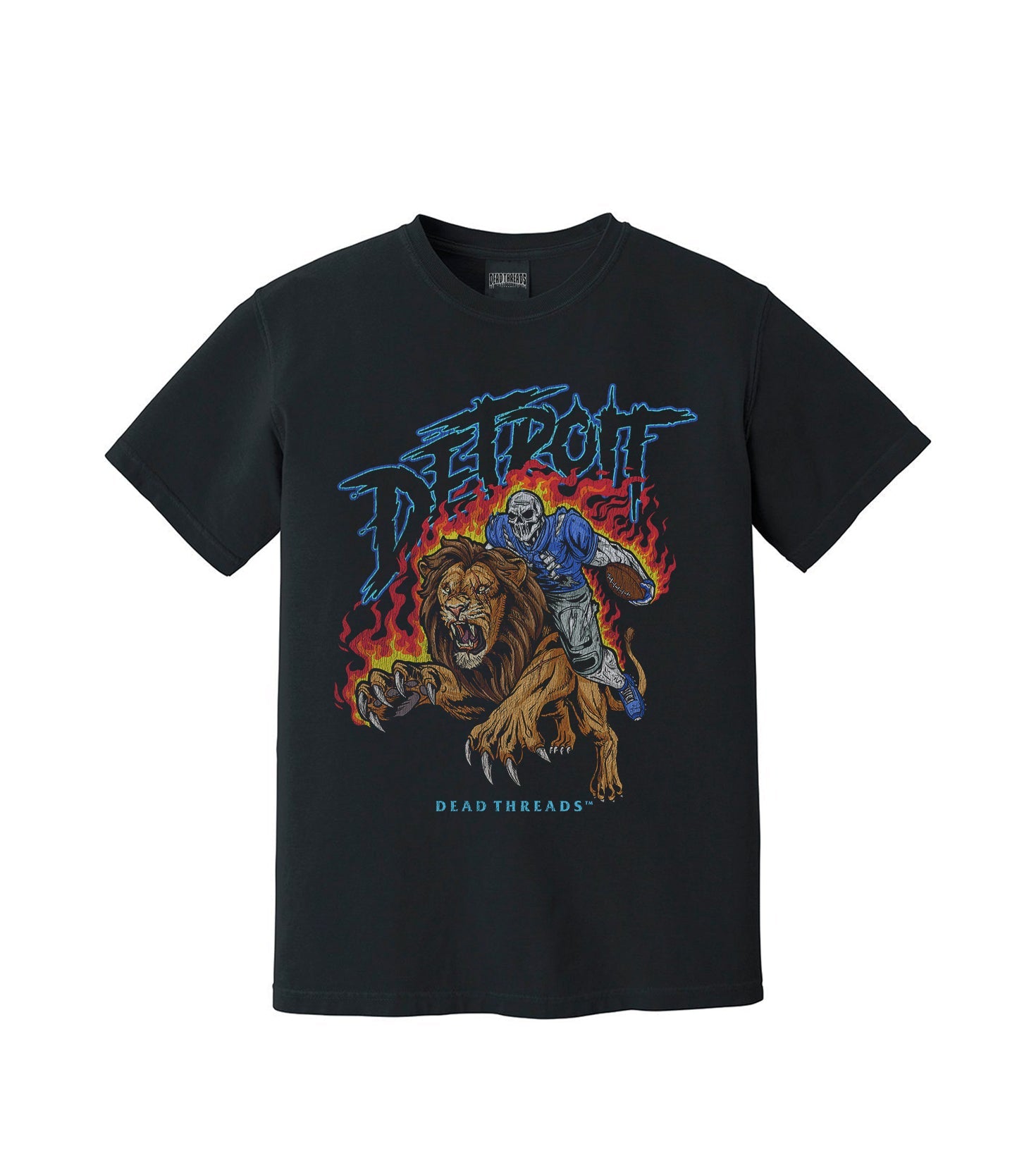 DETROIT FOOTBALL v2 – T-Shirt – Dead Threads Apparel