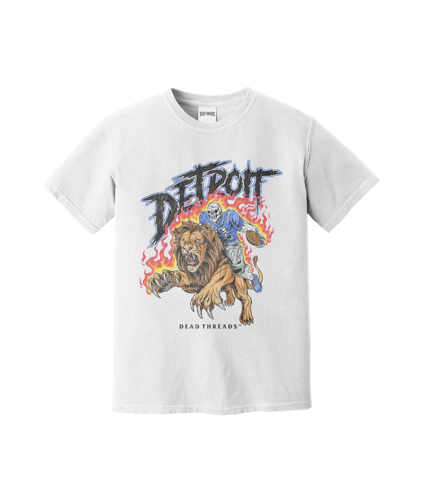 DETROIT FOOTBALL v2 – T-Shirt – Dead Threads Apparel